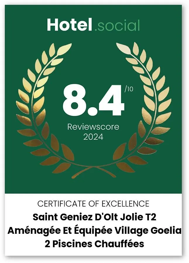 Saint Geniez D'Olt Jolie T2 Amenagee Et Equipee Village Goelia 2 Piscines Chauffees France